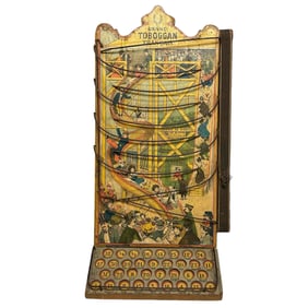 Grand Toboggan Francais Wooden French -  Gravity Game