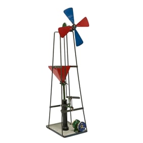 Early Mechanical Tin Tower Windmill