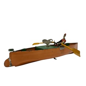 ARNOLD Tin Litho Wind Up Row Boat