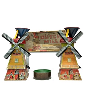 MAC No. 26 Dutch Mill Tin Lithograph Sand Toy with Box