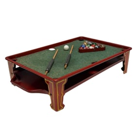 AMERICAN Tin Litho and Pressed Steel Table Top Pool Game