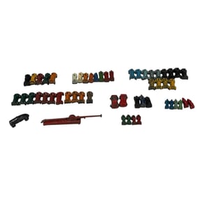 Large Group of Vintage Toy Cars / Game Pieces