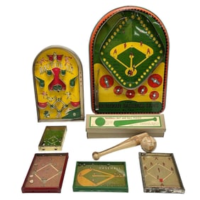 Baseball Toys - Pinball, Dexterity & Puzzle 7 Pcs.