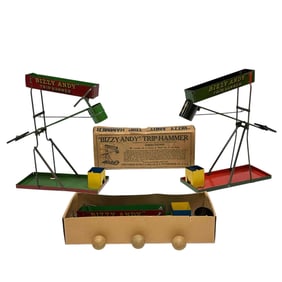 (3) Wolverine Co Bizzy Andy Trip Hammer Marble Gravity Toys