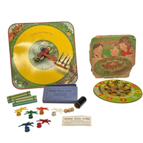 Vintage Horse Race Games & Pieces