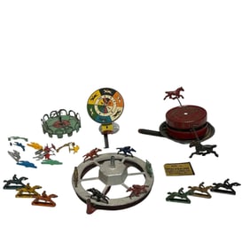 Antique Racing Horse and Derby Related Toy Games