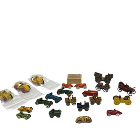 Group of 20 Various Tin Litho and Metal Toy Cars