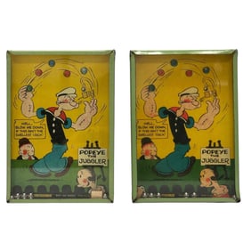 Two (2) Popeye the Juggler Dexterity Games