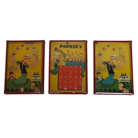 Three (3) Popeye Dexterity Games