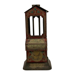 Tin Stollwerck "Hand Shadows" Vending Bank