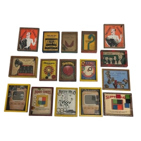 Sixteen (16) Assorted Dexterity Games & Puzzles
