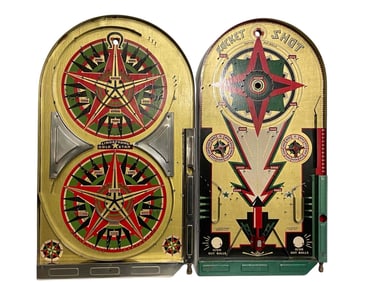 Pair of Lindstrom's Bagatelle Games - Gold Star & Rocket Shot