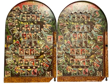 A Pair of Lindstrom's Jungle Africa Bagatelle Games