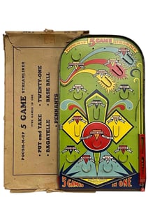 Poosh M Up - 5 Game Streamliner Bagatelle w/Box