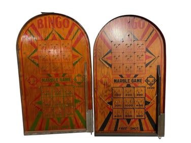 Two (2) Bagatelle Bingo Games