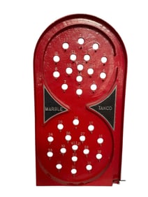 Cast Aluminum Bagatelle Game - "Marble Tango"
