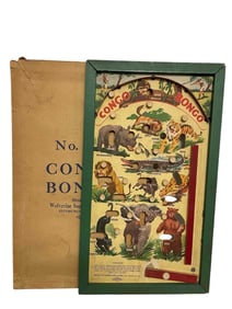 Wolverine Supply "Congo Bongo" - Wooden Bagatelle Game w/Box