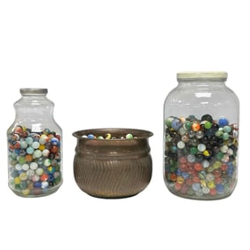 Large Collection of Various Marbles - Mostly Game / Shooters