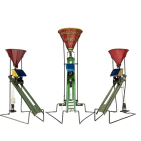 (3) WOLVERINE Dumping Sandy Andy Tin Toy Loaders