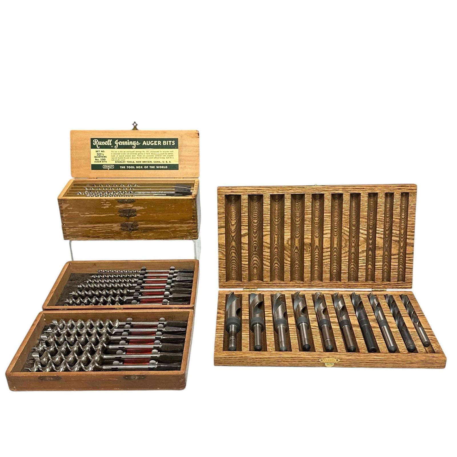 Machinist Auger and Drill Bit Sets (3) (1 of 19)