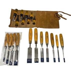 MARPLES and STANLEY Wood Chisel Tool Sets