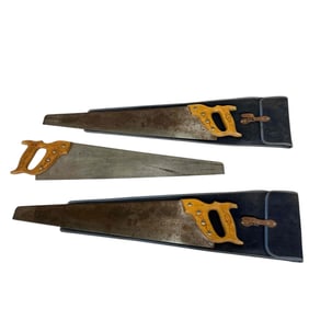 (3) Vintage Sandvik Steel no. 271 Swedish Hand Saws