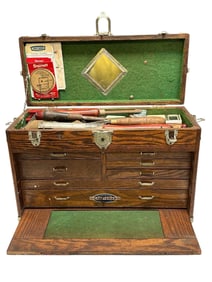 CRAFTSMAN Machinist Chest With Various Tools
