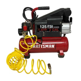 Craftsman 2 gal Horizontal Portable Air Compressor  125 psi