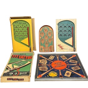 Vintage Antique Marble Board Games (4)