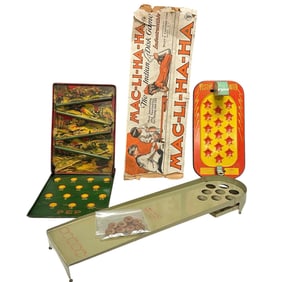 Tin Litho Marble Shooting Games (3)