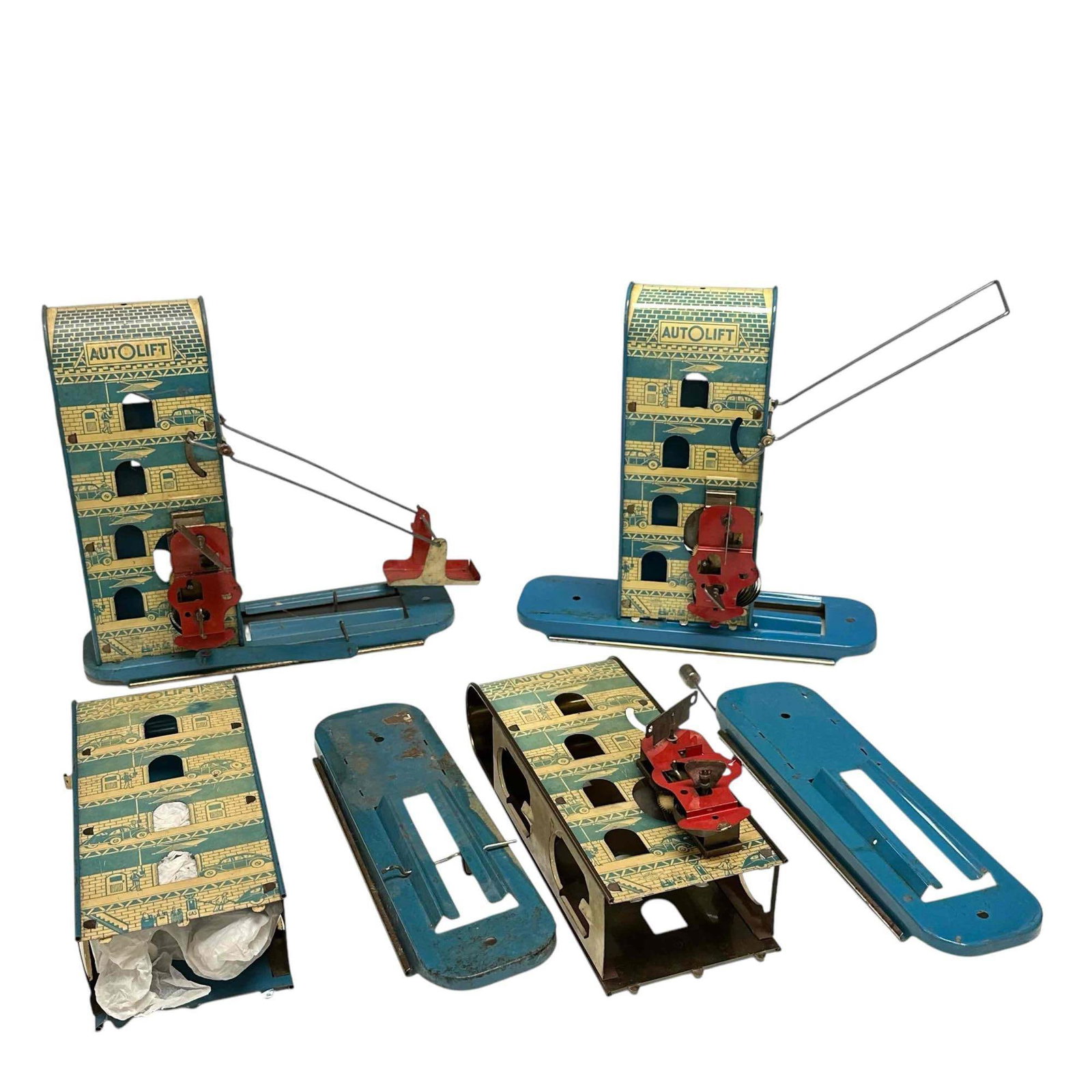 Wolverine AUTOLIFT Tin Litho Parts Group (1 of 15)