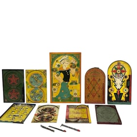 (9) Bagatelle Game PARTS Boards - POPEYE