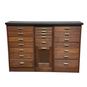 Great Custom Craftsman Drawered Country Store Style Cabinet