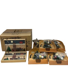 Outstanding HAND CRAFTED by This Collector Wood Toy Group