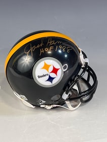 Jack Ham Signed and Inscribed Mini Helmet Pittsburgh Steelers