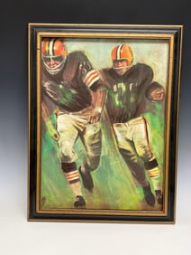 1960's Dave Boss Cleveland Browns Artwork