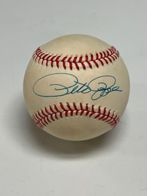 Pete Rose Autographed Baseball JSA