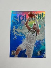 Luka Doncic 2021-22 Donruss Optic Splash Holo #12/85