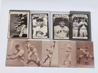 Stars and New York Yankee Exhibit Cards plus Postcards