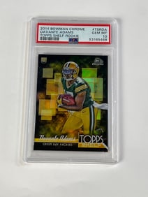 Davante Adams Bowman Chrome Topps Shelf Rookie PSA 10