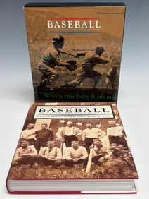 Bob Feller's Personal COpy of Ken Burns Baseball Illustrated 1994
