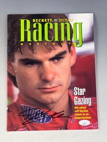Jeff Gordon Autographed Beckett Racing #6 JSA