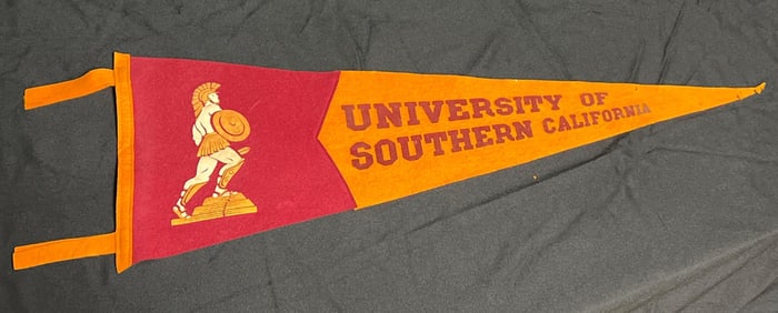Vintage USC Full Sized Pennant