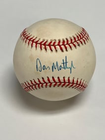 Don Mattingly Autographed Baseball JSA