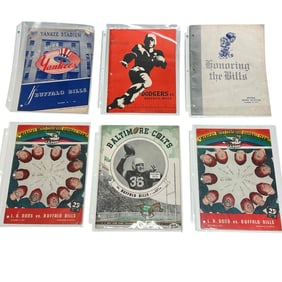 1947 Buffalo Bills AAFC Football Programs