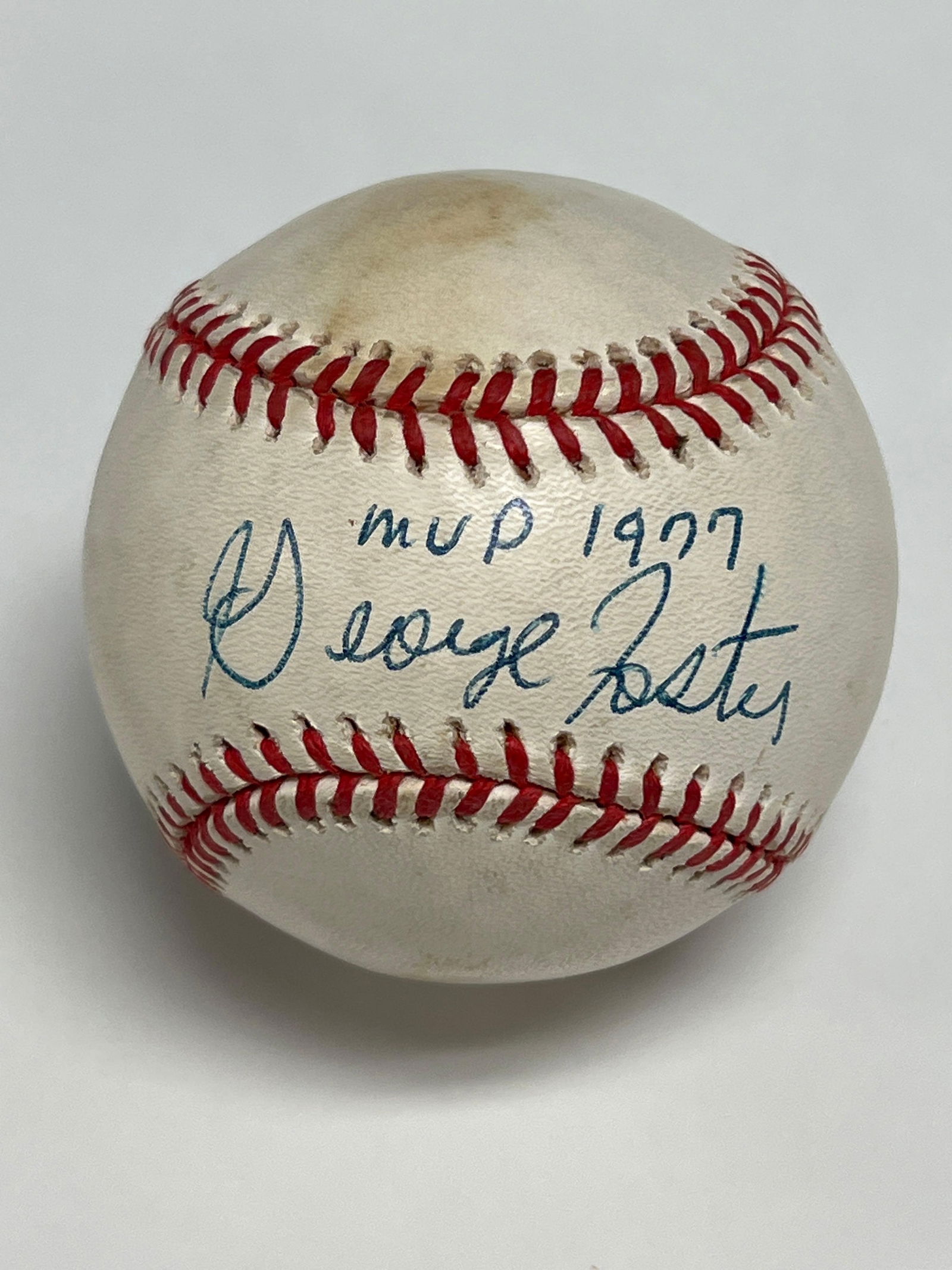 George Foster Signed and Inscribed Baseball JSA (1 of 6)