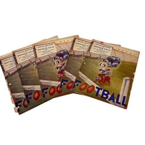 1948 Buffalo Bills Home Football Programs AAFC