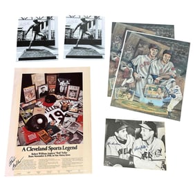 Bob Feller Signed and Unsigned Posters and Photos