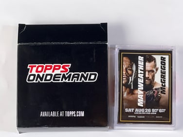 2017 Topps on Demand Mayweather vs. McGregor Set