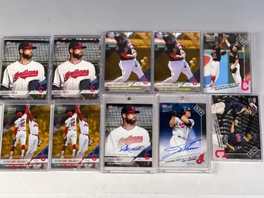 2017/2018 Topps Now Cleveland Indians Cards with Jim Thome Auto